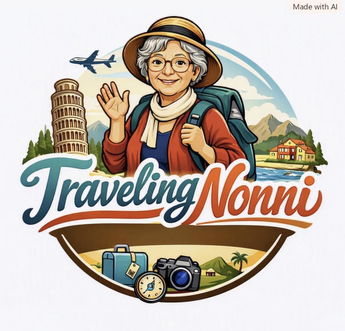 Traveling Nonni Travels logo